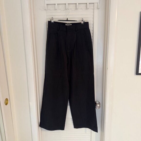 The Way High Drape Pant - Black - Size 4S (30"inseam) - Picture 3 of 9